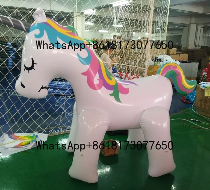 Unicorn Sprinkler Toys Inflatable Outdoor Yard Sprinkler Games for Children and Adults Lawn