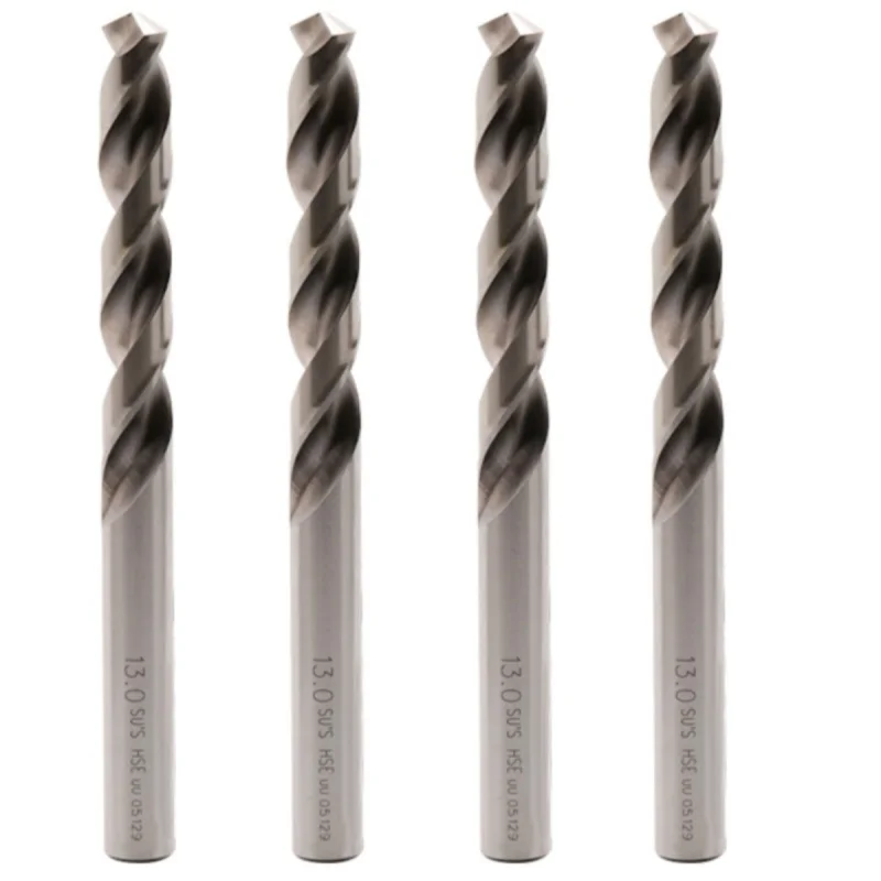 1PCS SUS alloy cast iron with Straight shank Twist Drill Bit HSS  high speed steel Drill tip 0.8- 13.0mm For stainless steel