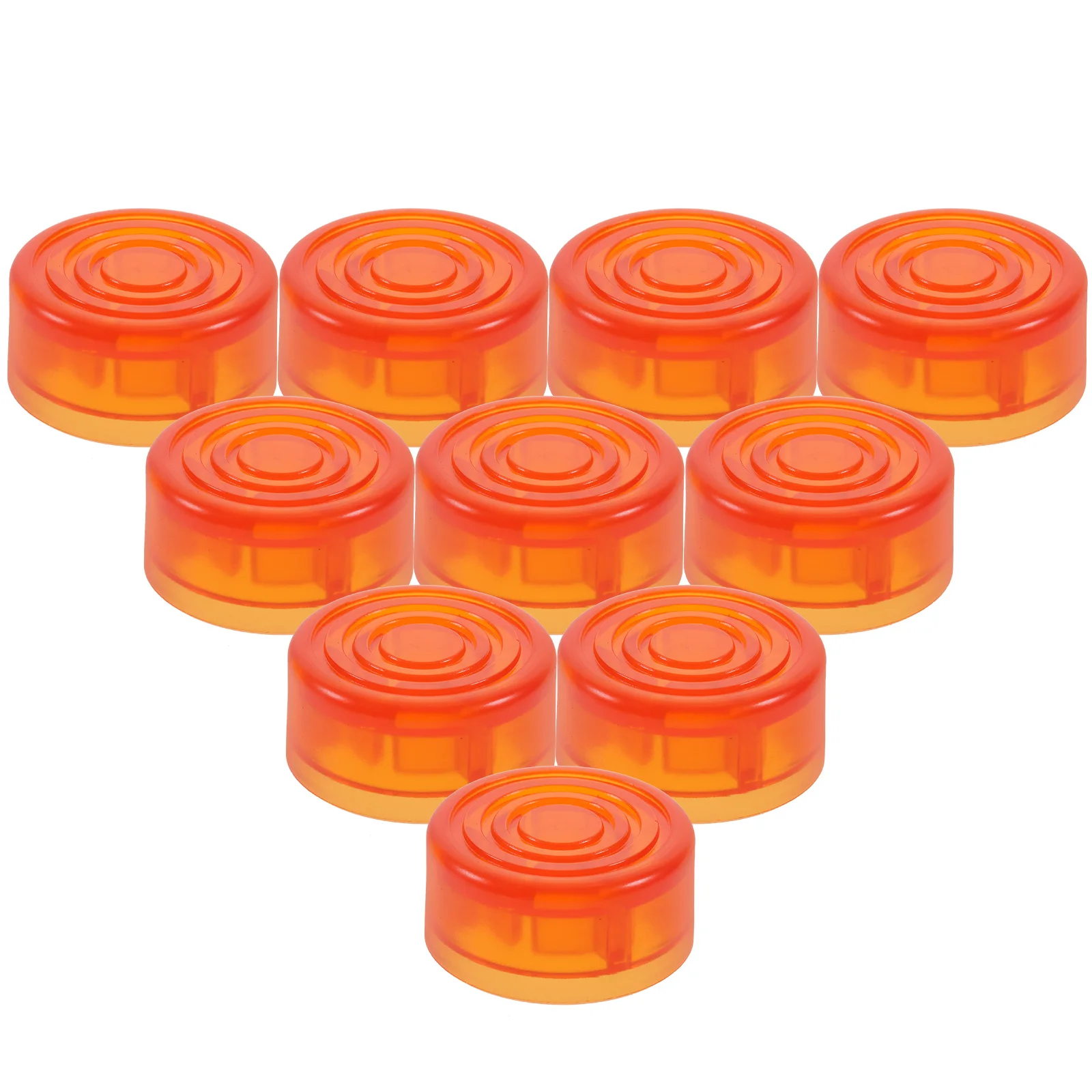 

10 Pcs Pedal Protection Cover Guitar Effects Footswitch Toppers Cap Plastic Accessories