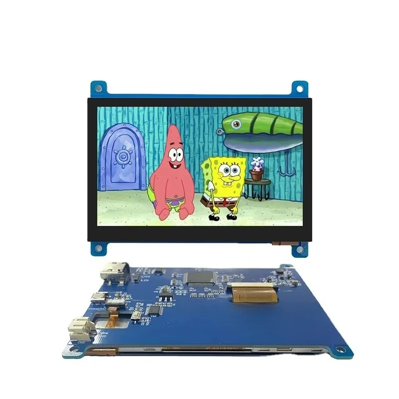 Industrial 4.3 Inch TFT LCD MonitorS HDMI IPS Screen 800*480 Resolution 300 Nits Display Screen