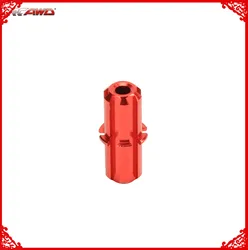 Alloy SLIPPER SHAFT, RED: BLX 3S for 1/10 ARRMA 3s&Mega550 Typhon Big Rock Vorteks Granite Senton 4s Kraton&Outcast upgrade part