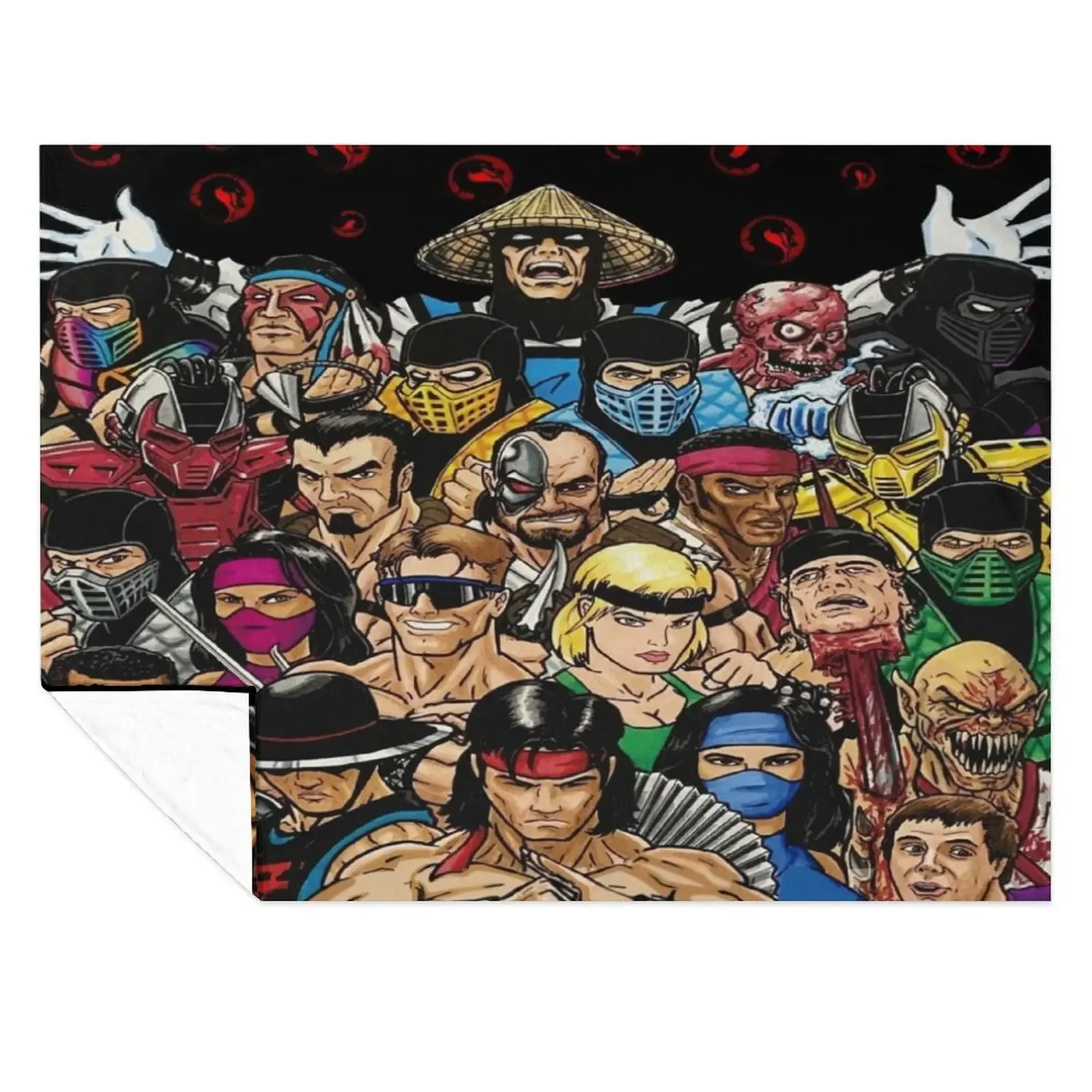 

Mortal kombat gaming g Throw Blanket Shaggy blankets ands Blankets Sofas Of Decoration valentine gift ideas Blankets