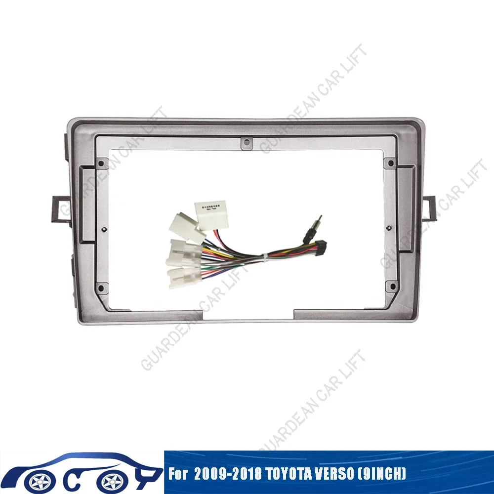 

9-дюймовый автомобильный радиоприемник для 2009-2018 TOYOTA VERSO Android GPS MP5 стереоплеер 2 Din головное устройство панель установка рамы приборной панели