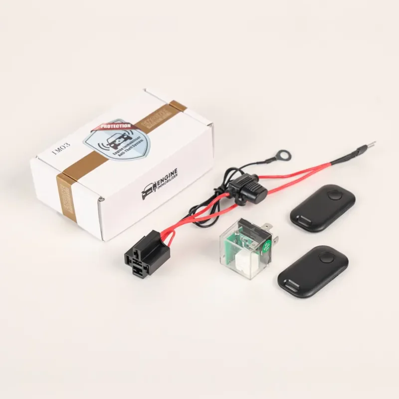 Picture 3: Power Engine Lock Car Alarm Security System 2.4Ghz Relay Type Proximity Motorcycle Engine Immobilizer