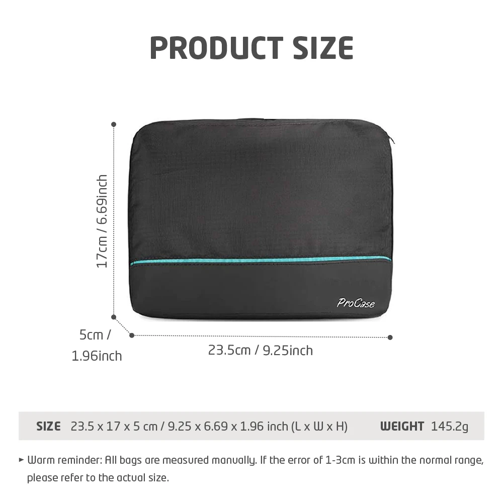 Travel Cable Organizer Bag, Electronics Accessories Case, Portable Storage Pouch for Charger,USB Cables, Power Adapter, SD Cards