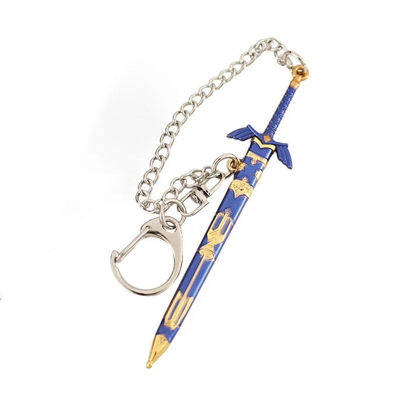 The Hyrule Game Keychain for Boys, The Tears of The Kingdom Figure, Link Master Sword, 9cm, Peripheral Toys, Gifts