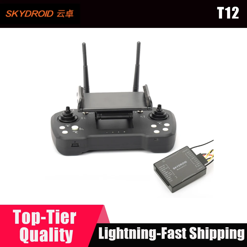 Skydroid T12 2.4GHz 12CH Remote Control With R12 Receiver/Mini Camera/20km Digital Map Transmission For Plant Protection Machine