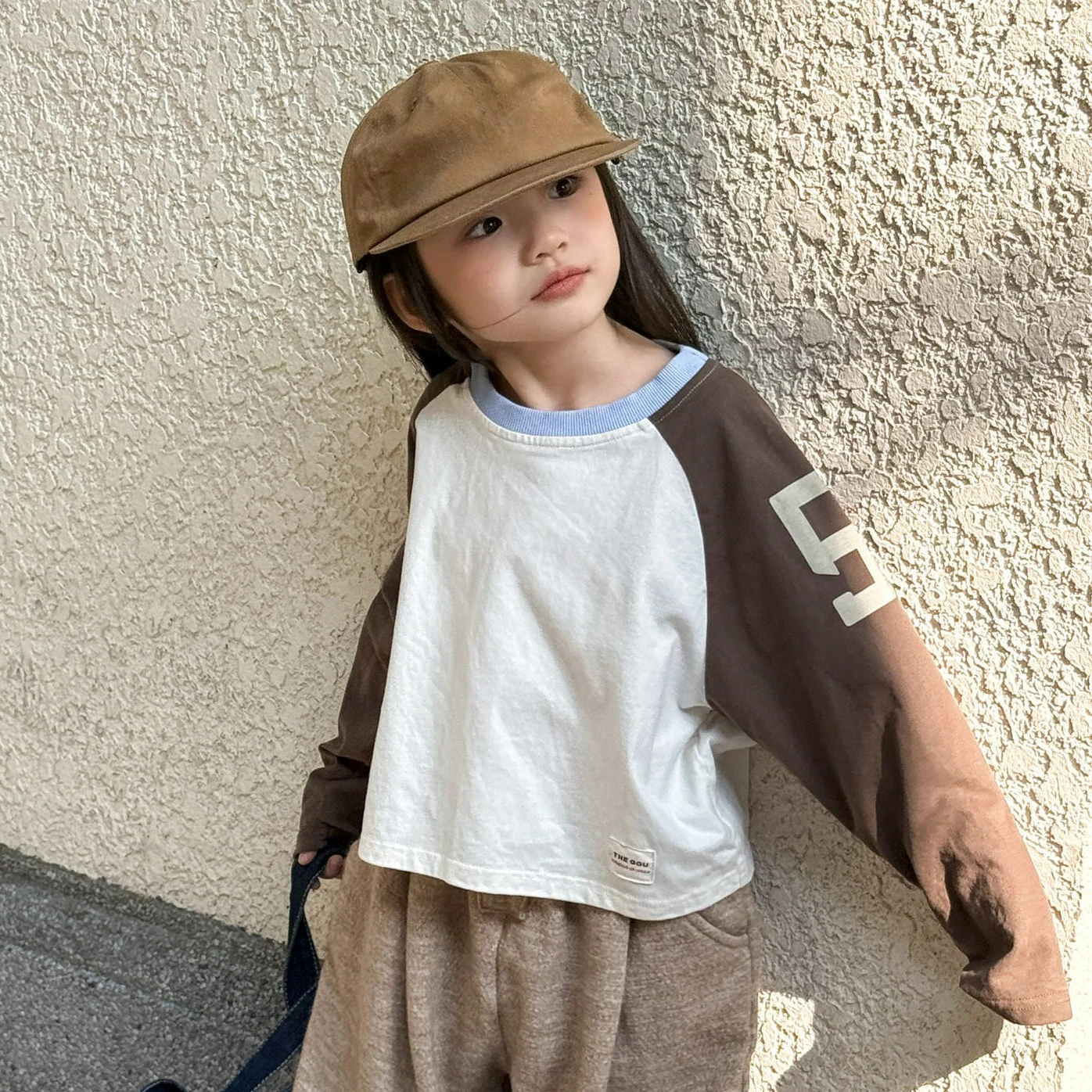 2025 Autumn Girls Long Sleeved Base Shirt for Boys and Girls Children's Clothing Korean Version Kids Spring T-shirt