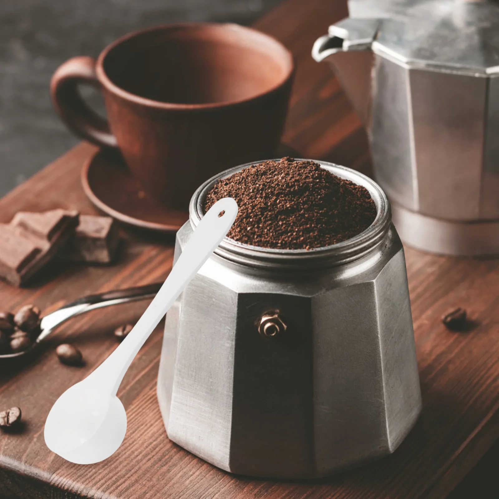 

20Pcs Mini Plastic Measuring Spoons Compact Portable Versatile Use Material Cosmetics Powder Spice Glitter