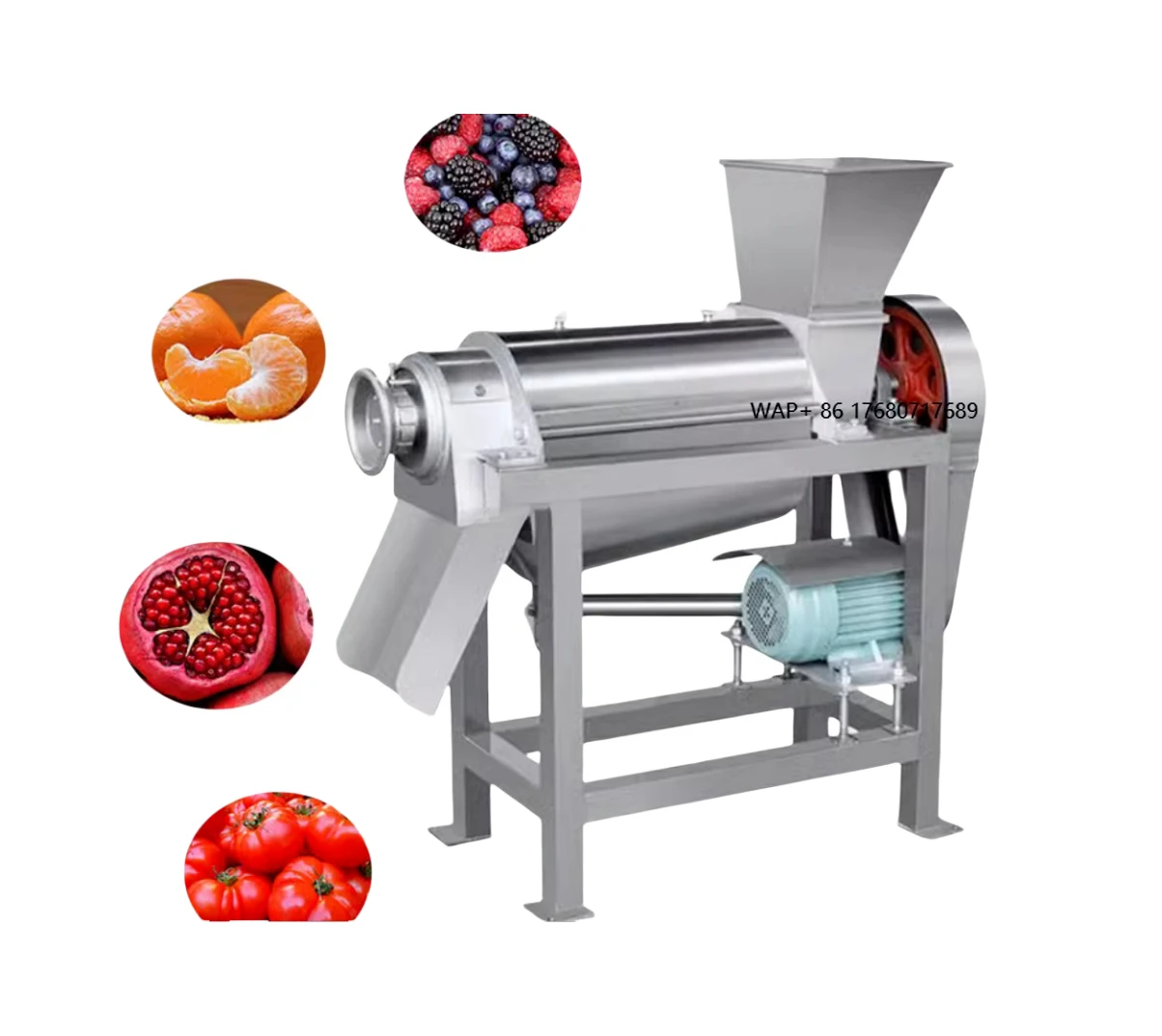 

Industrial Fruit Crusher Press Juicer Machine 500kg Vinegar Cider Juice Making Machine