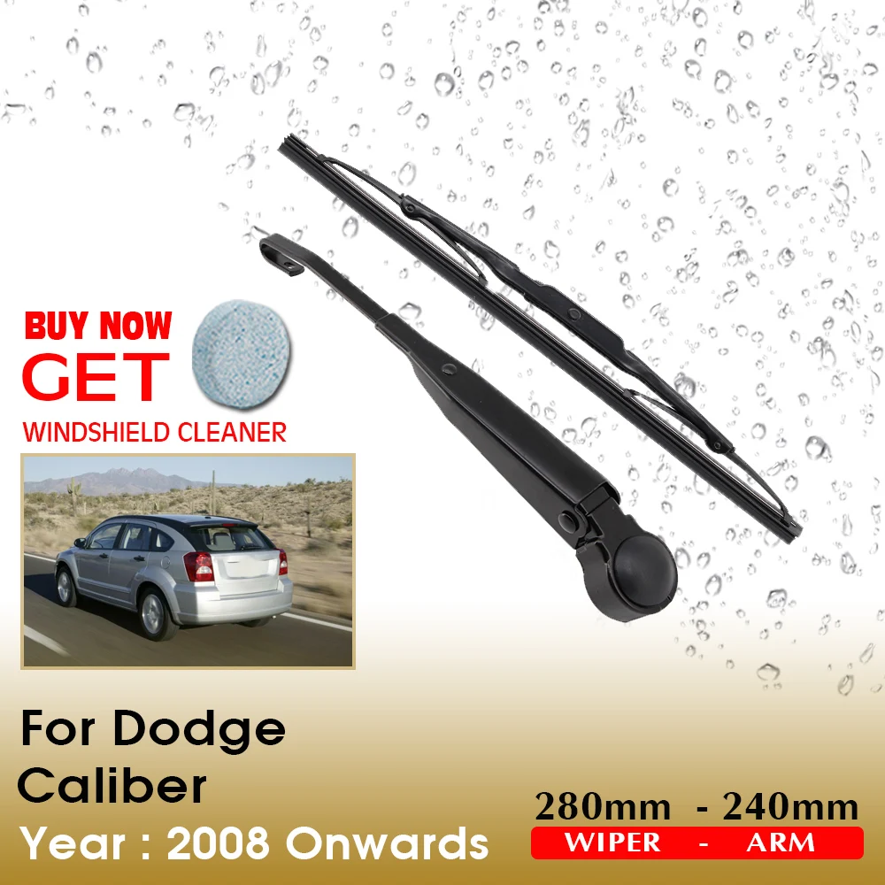 

Car Wiper Rear Windshield Wiper Arm Blade Brushes For Dodge Caliber 280MM 2008 Onwards Windscreen Wiper Auto Accessories