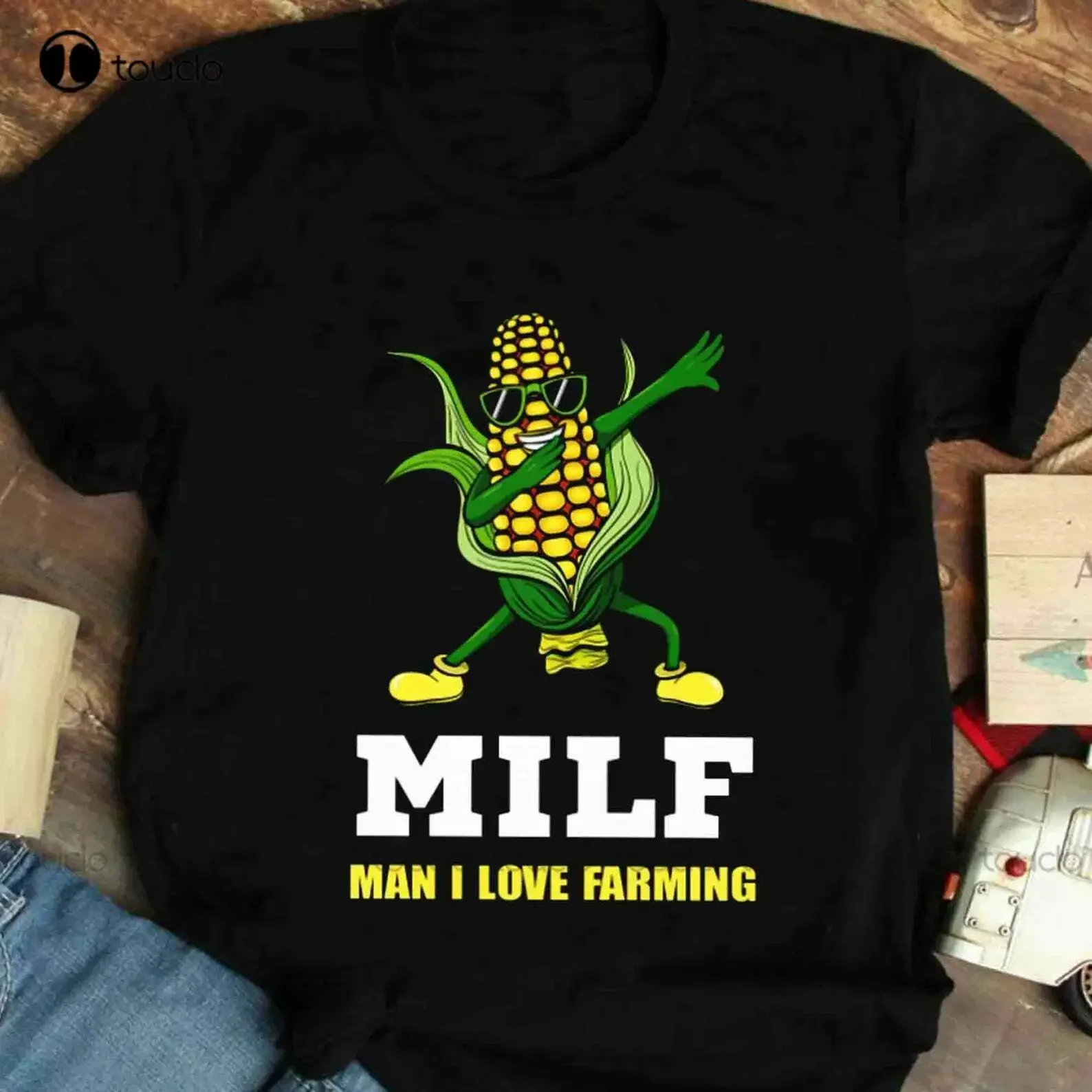 Milf Man I Love Farming Corn Shirt, Funny Farmer Shirt, Farmer Gift, Funny Corn Shirt For Women Cotton Tee Shirts Xs-5Xl Unisex