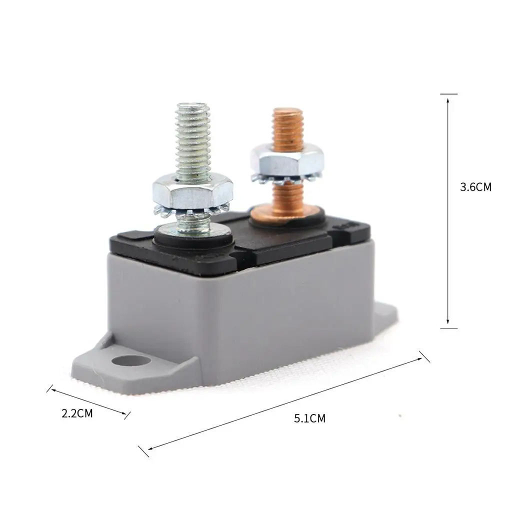 자동 리셋 기능이 있는 자동차 보트 회로 차단기, 40Amp 스터드 볼트 유형, 12V, 24V