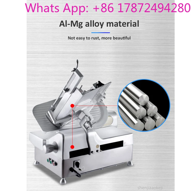 Commercial Desktop Meat Slicer Automatic Slicing Machine HB-320 Multifunction Mutton Roll/beef/frozen Meat/vegetables Cutter 1pc