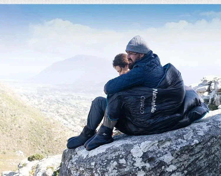 Naturehike Winter Warme Daunenschuhüberzüge für Outdoor -15°C ℃ ~0 ℃ Wasserdichte Winddichte Gänse- und Entendaunen Thermische Fußabdeckung Unisex Daunenstiefel – Detail 10