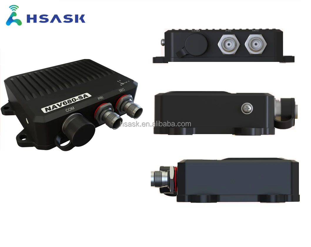 HSASK High Precision GNSS RTK Receiver Attitude Angle 982 Fusion Waterproof Marine Satellite Compass Inertial Navigation System