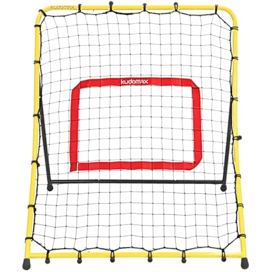 Baseball Rebounder Net Pitchback Net Pitch Return Trainer Rebound Net with Pitching Target and 3 Angles Fielding Rebound Net fo