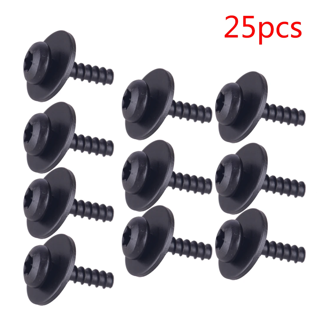 W702413-S450B W702413-S307 25Pcs Fender Liner Splash Shield Screw Under-Body Bolt Fit for Ford Edge Focus Escape Auveco 22348