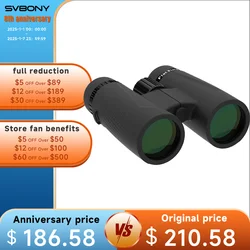 Svbony SA205 8X42/10X42 ED Flat-field Binoculars,IP67 Waterproof BAK4,Bird Watching,Stargazing,Camping,Travel,Astronomy