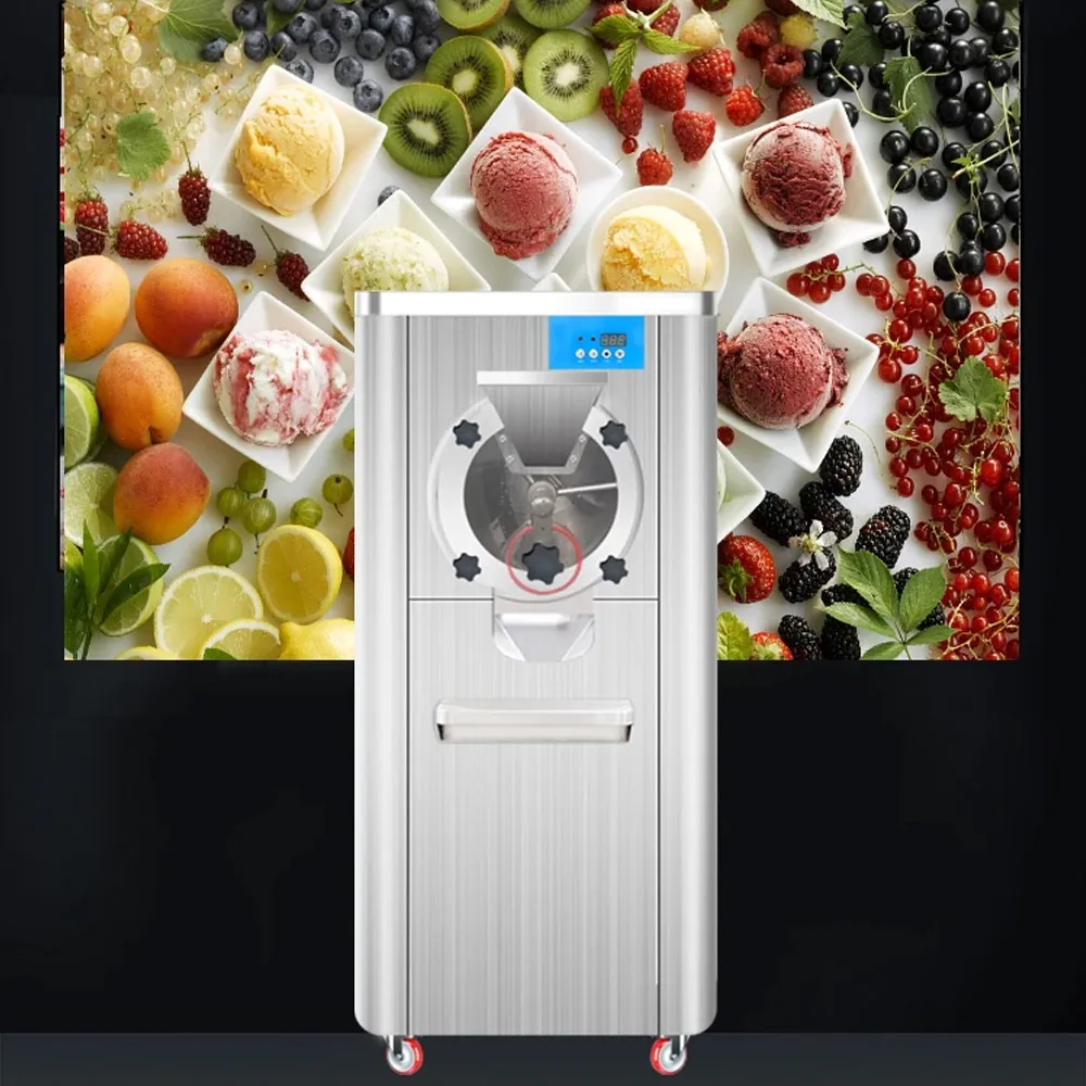 

Floor Standing 12-16L/H Gelato Machine Hard Ice Cream Machine Batch Freezer for Business