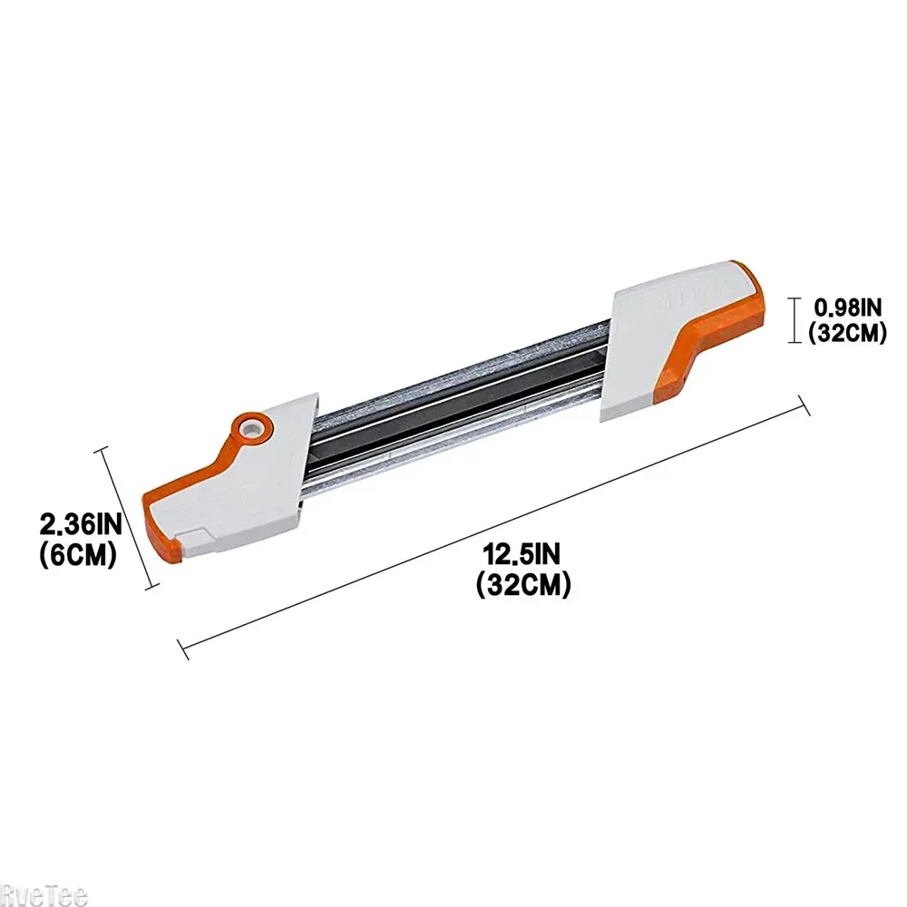 4.8mm 2 IN 1 Easy Chainsaw File Chain Sharpener Whetstone Kits For Stihl