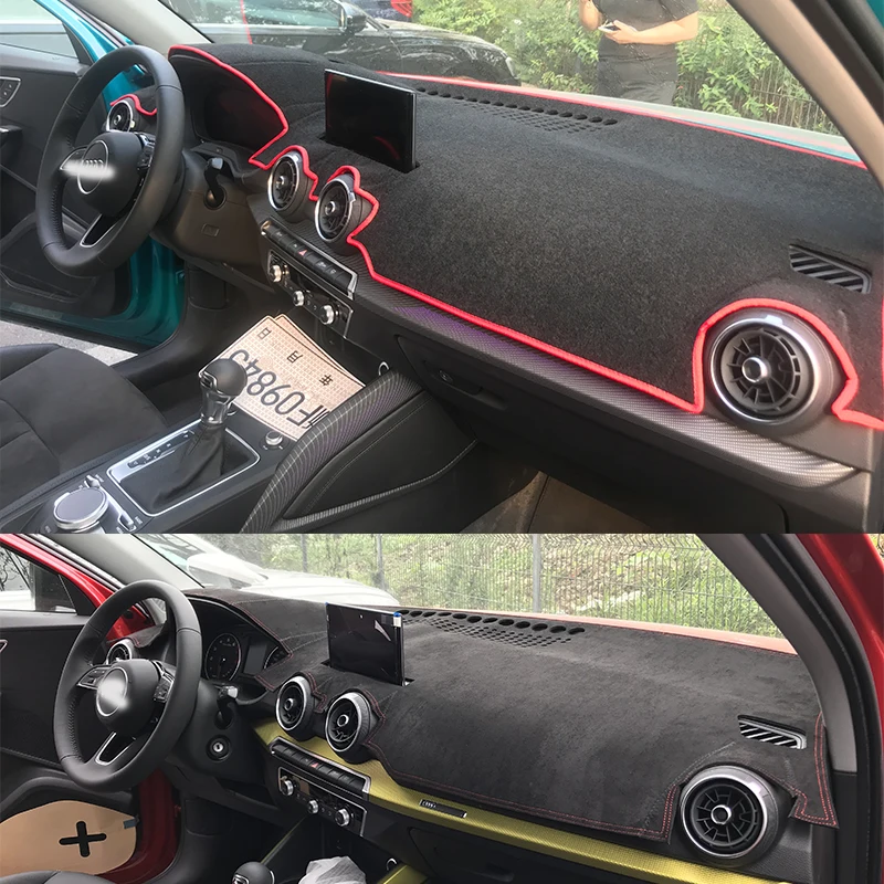 For  Audi Q2 Q2L SQ2 Accessories Dashboard Cover Instrument Panel Dash Mat Dashmat Protective Pad