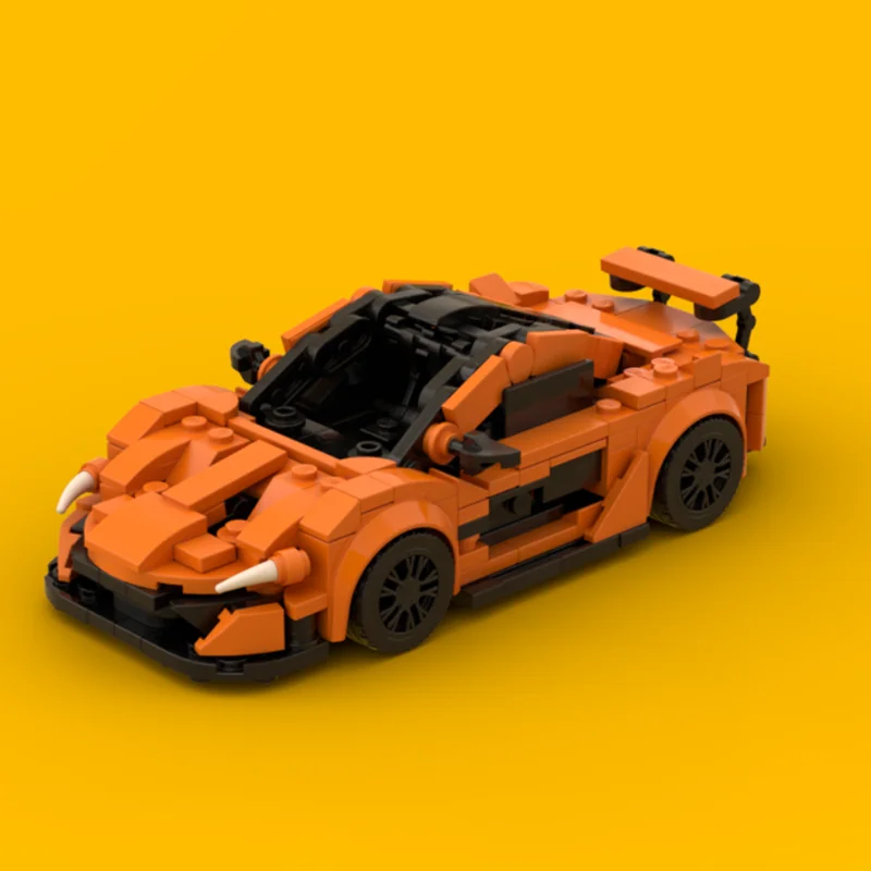 322개 MOC 시티 챔피언스 맥라렌스드 GT 모델 블록 크리스마스 선물 조립 장난감 DIY 창의적 교육