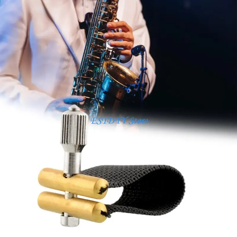 G6DE Altos Sax Mouthpiece Ligature Combo Body Cotton Wrap Secure Fit Enhances Musical Articulations