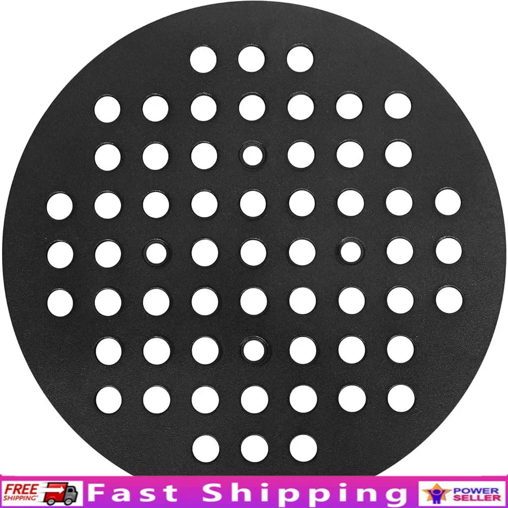 

11,5-дюймовая чугунная пожарная решетка, замена Kamado Joe Big Joe, аксессуары для гриля с высоким температурам, уголь, контроль воздушного потока