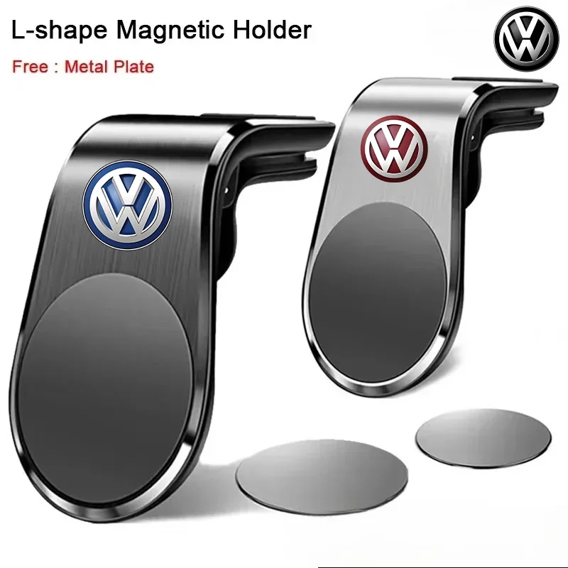 Magnetic Car Phone Holder in Car Phone Stand Clip Mount for Volkswagen VW Rline Beetle Touareg Tiguan Touran CC Golf MK6 7