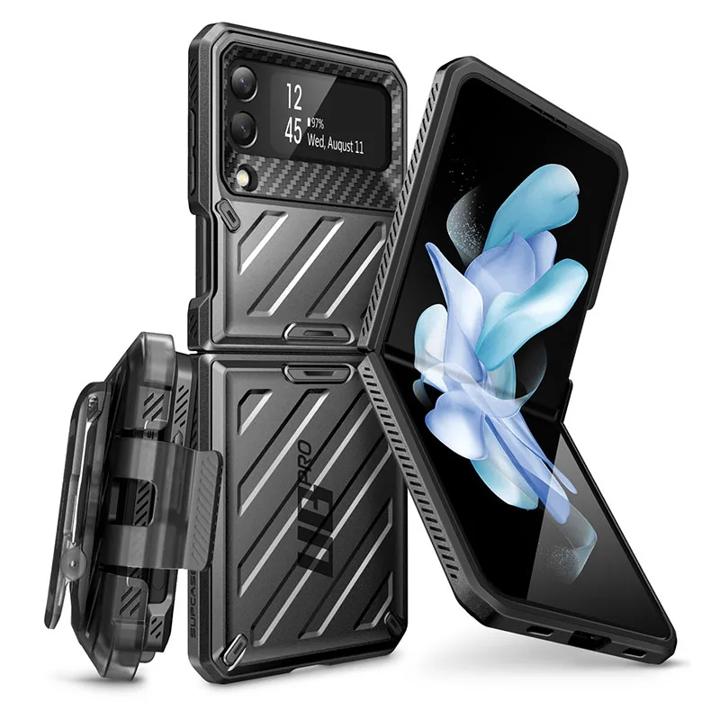 For Samsung Galaxy Z Flip 4 Case 5G (2022 Release) SUPCASE UB Pro Full-Body Dual Layer Rugged Protective Case with Holster