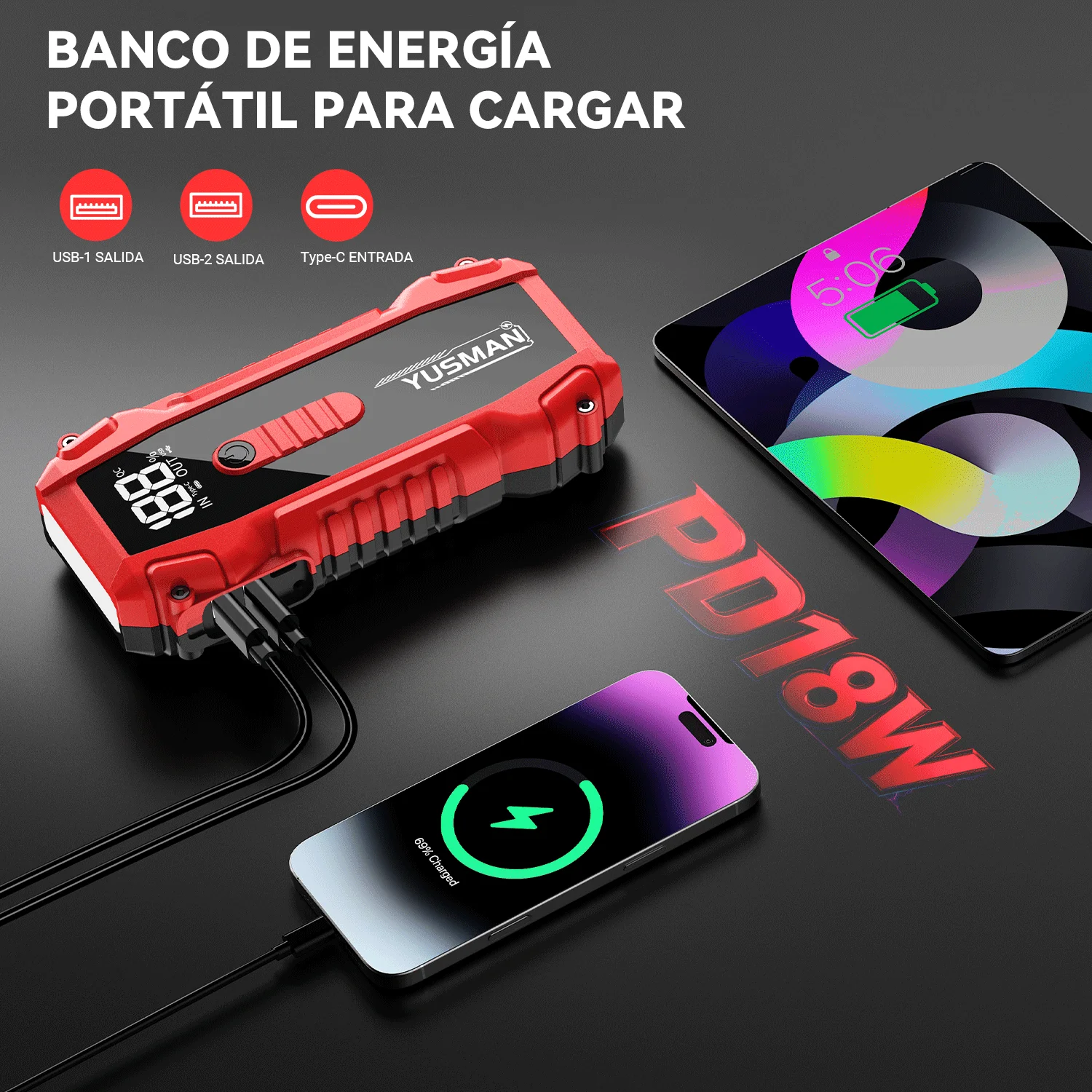 6400A – przenośny awaryjny zes – Portable Charger 20000Mah recenzja i cena