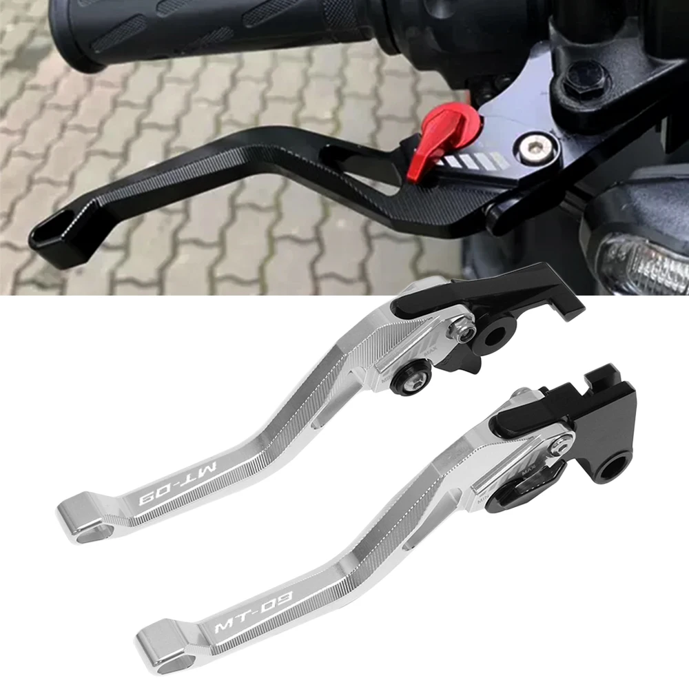 Brake Clutch Levers For Yamaha MT-09 FZ-09 MT09 Tracer 900 2013 - 2023 Motorcycle Accessories Handles CNC Aluminum Adjustable