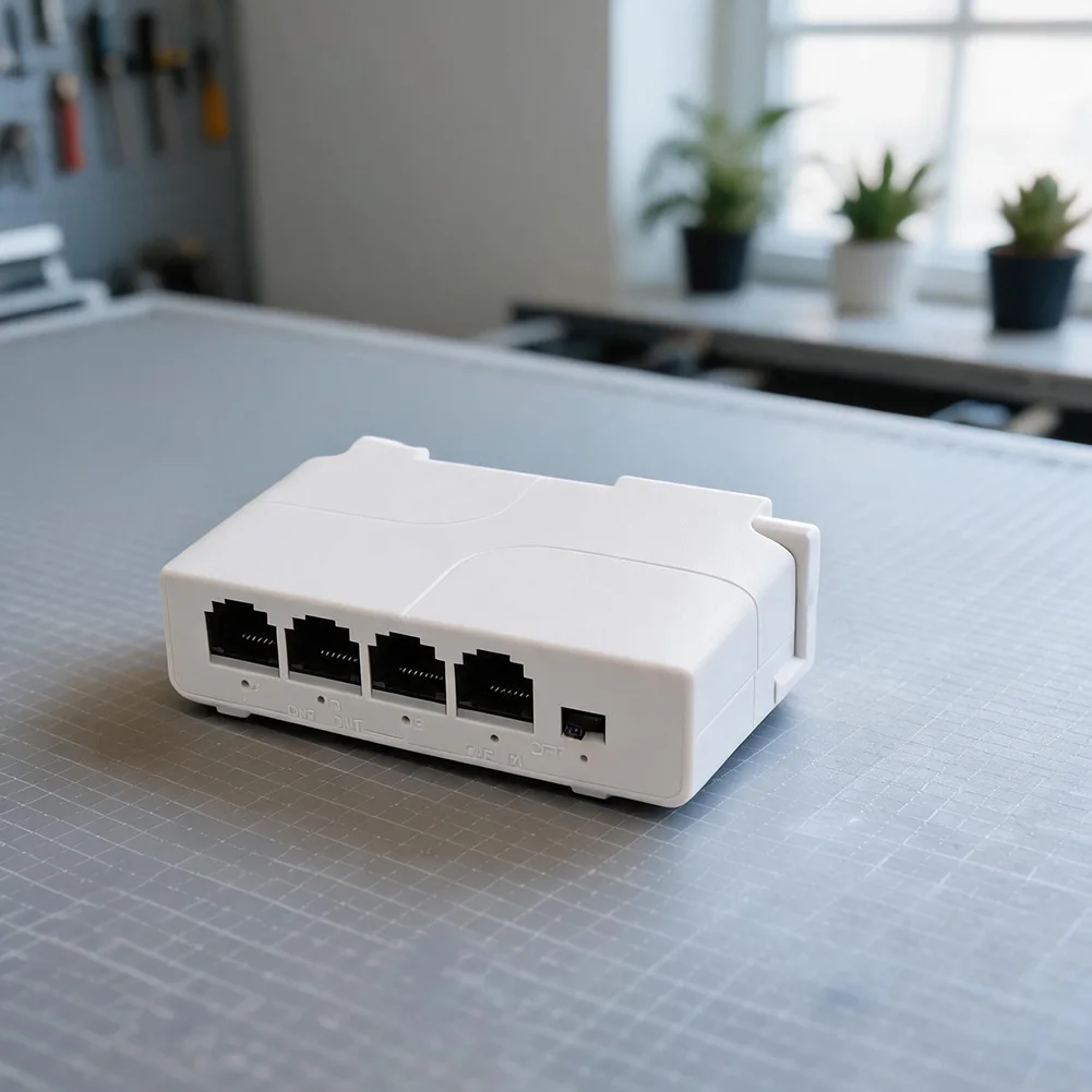 4-Port For PoE Extender Boost Your IP Camera & NVR Connectivity With 100Mbps 1-in 3-out For POE Repeater Extender