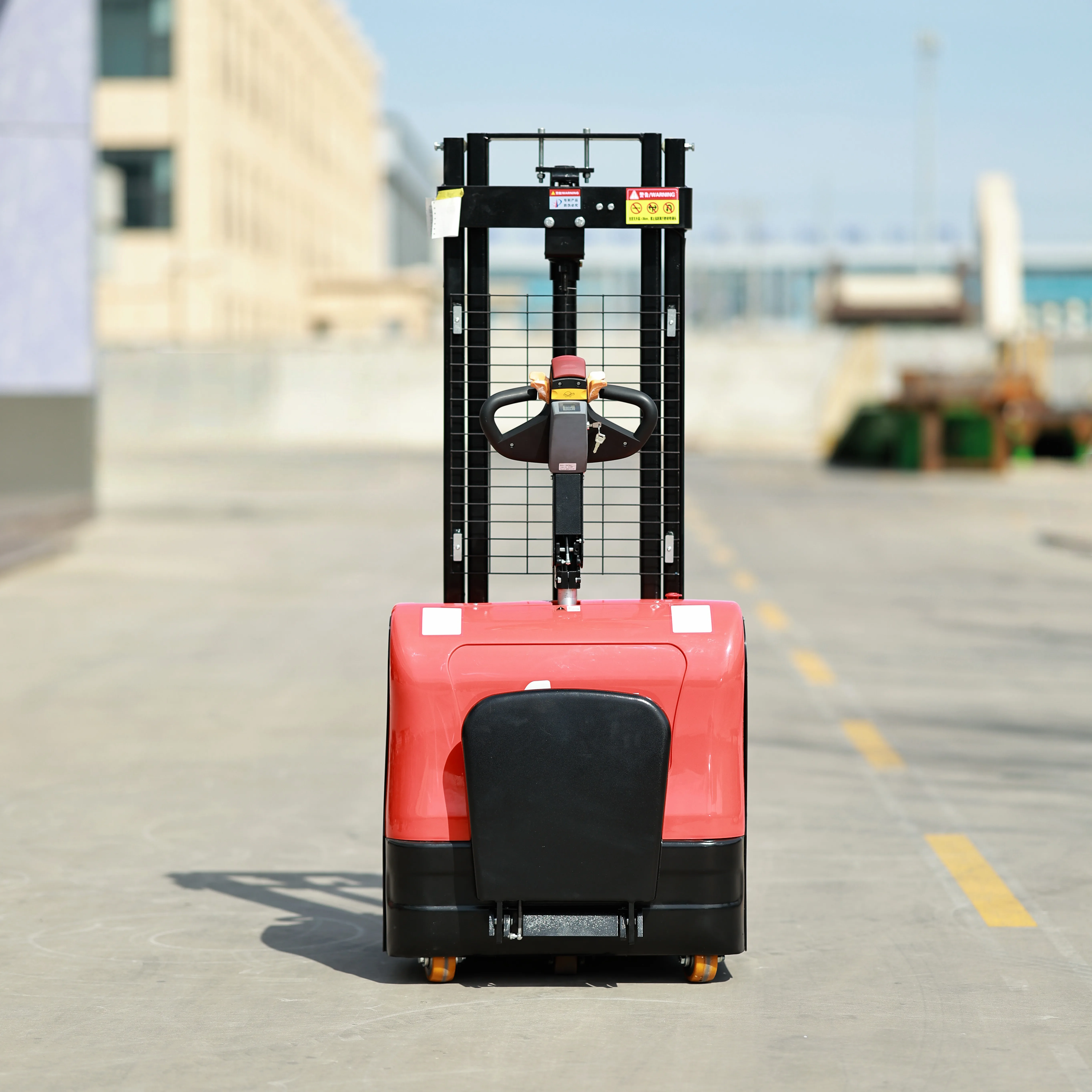Upgraded Model Electric Stacker, Pallet Truck Pallet Stacker Long Endurance Energy Saving Industrial Handling Tools