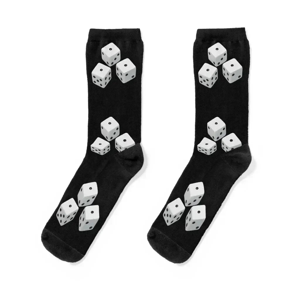 

Dice, dice, dice game Socks Climbing anti-slip Antiskid soccer warm winter Women Socks Men's