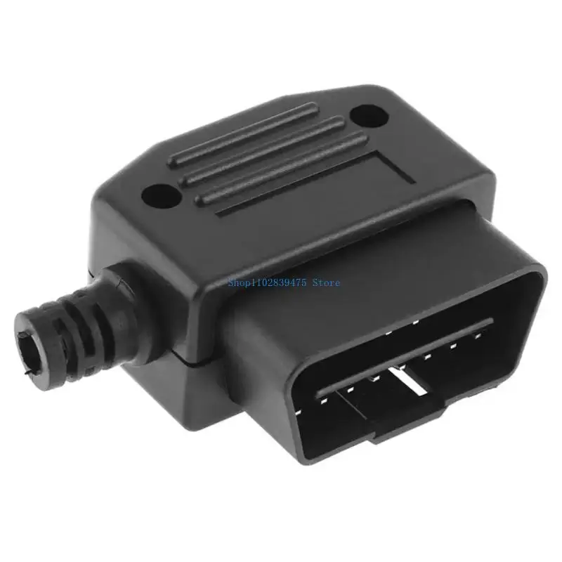 

33WB Universal OBD2 Connector Plug For Car Diagnostic Tool Quick InstallationPlastic