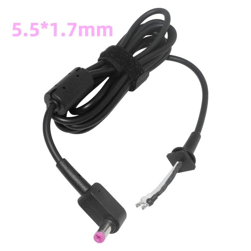 5.5x1.7mm Dc Power Connector Cable Cord for Acer Aspire V5-591 V5-591G Nitro 5 Spin NP515-51 90W 150W 17AWG Charger Adapter