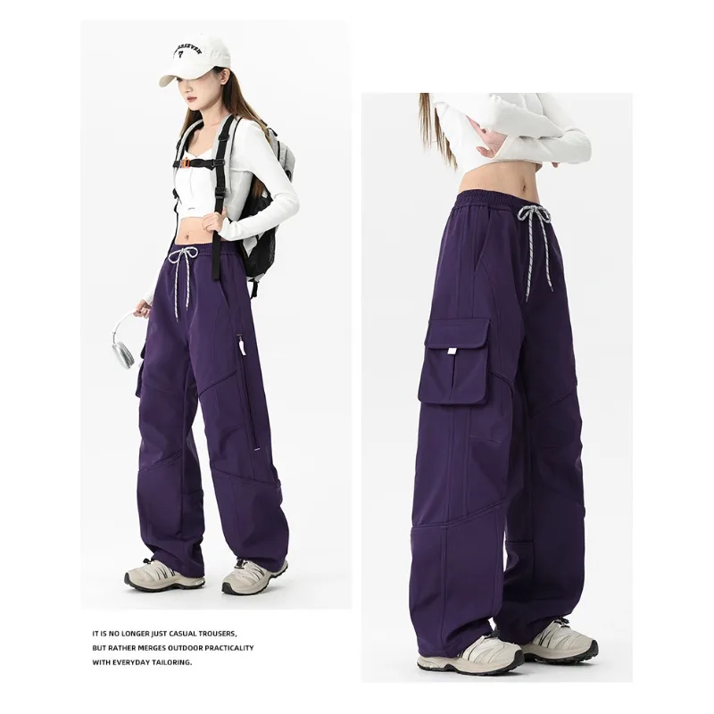 

Outdoor Sports Breathable Fashionable Versatile Casual Pants Seasonal Trend Loose and Comfortable Couple Straight Leg Pants