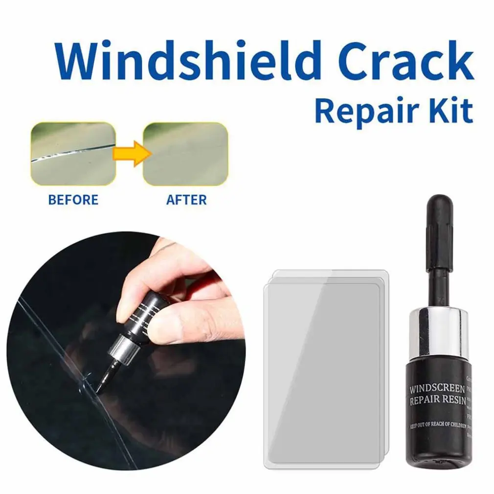 Pára-brisa do carro kit de reparo de vidro do carro de vidro crack reparação líquido diy ferramenta de reparo da janela de automóveis scratch crack restaurar ferramenta