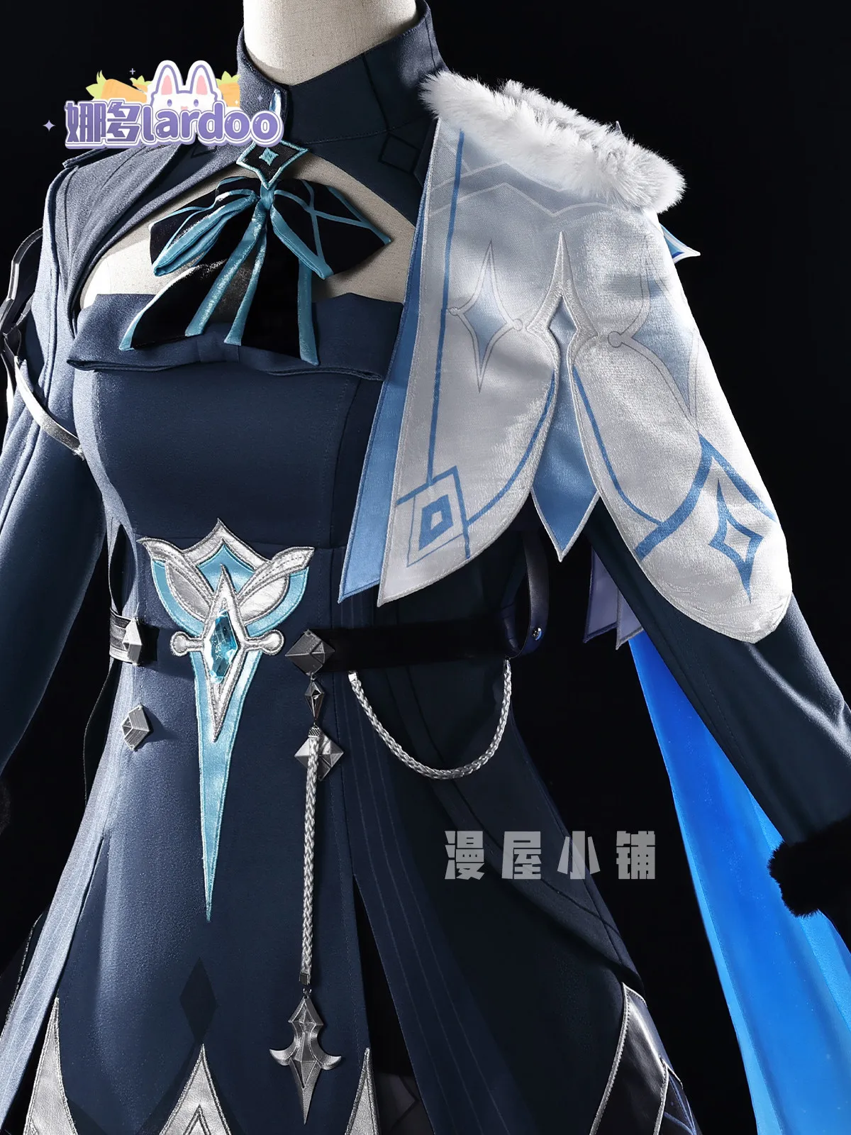 GenshinImpact Lumine of Snezhnaya Cosplay Costume Carnival Halloween Anime Game Role Play Uniform Dress