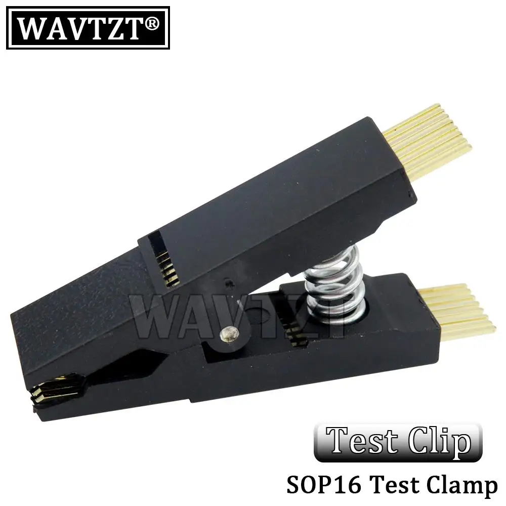 Programmer Testing Clip SOP16 SOP SOIC 16 SOIC16 Pin IC Test Clamp SOP16 to DIP8 Flash Clip for 25 series RT809F TL866CS TL866A