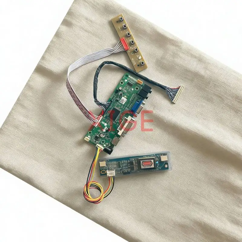 

Плата контроллера экрана для LM185WH1 M185XW01 LQ185T1LGN2 HT185WX1 1366x768 2CCFL 30Pin LVDS 1366*768 VGA DVI HDMI, комплект для самостоятельной сборки