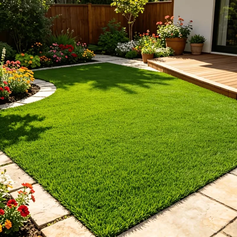 Césped Artificial de Lujo, Delgado y Duradero, para Jardines, Balcones, Patios, Hoteles y Restaurantes