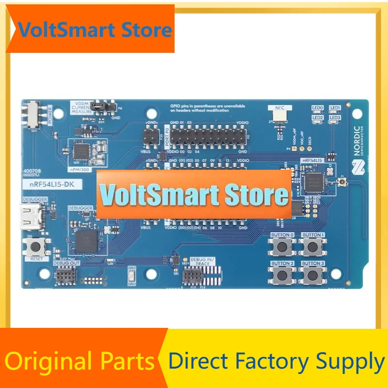 VoltSNRF54L15-DK Wireless SoC Development Kit For Low-Power Bluetooth Projects