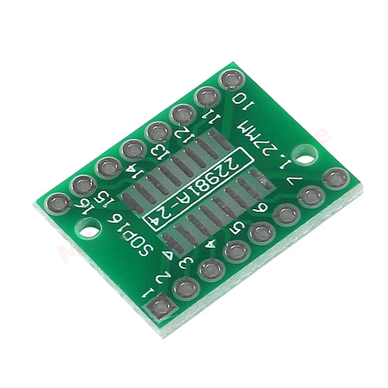 15Pcs SOIC-16 SOP-16 SSOP-16 to DIP-16 16 Pin Breakout Board