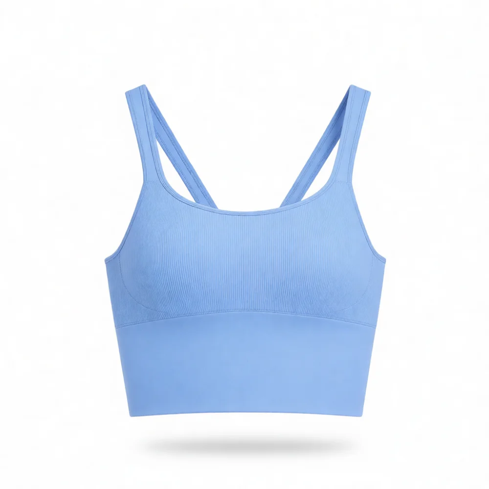Sutiã esportivo sem costura de - Running Gear Tank avaliação e preço