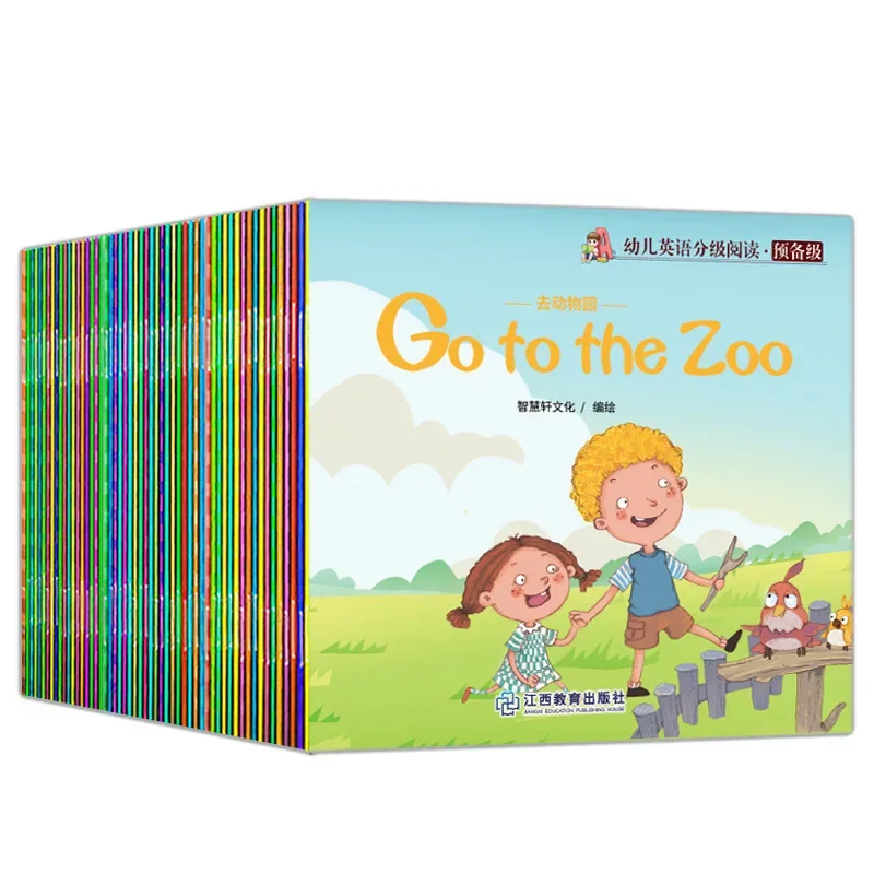 ingles early learning picture book para criancas leitura graded storybook enlightenment conto cognitivo bedtime story 60 livros por conjunto 01