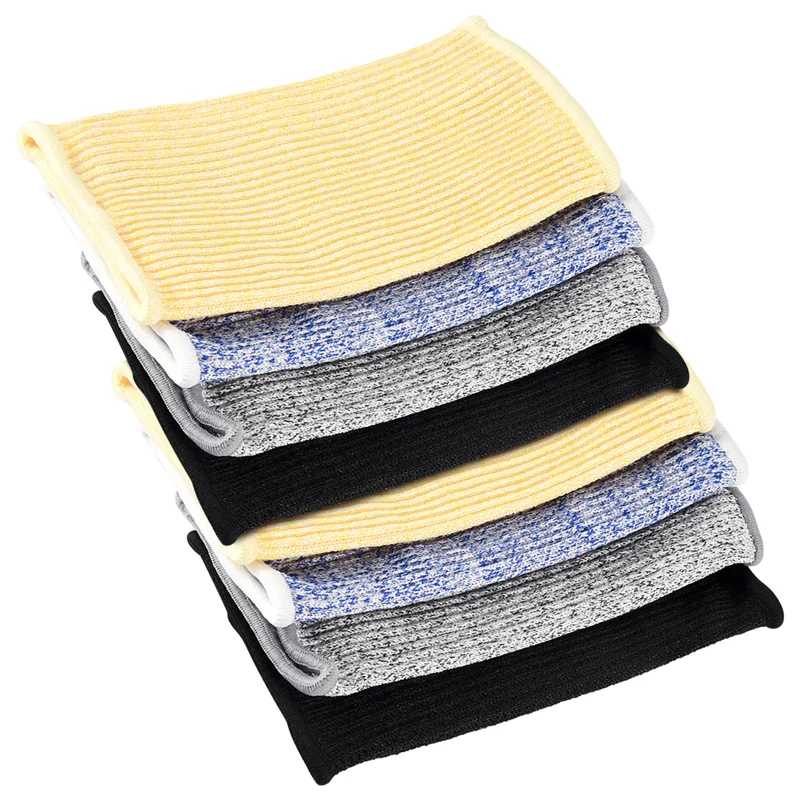 AA08-4 Pair Cut And Burn Resistant Sleeves Arm Protection Sleeves Forearm Protectors For Thin Skin And Bruising