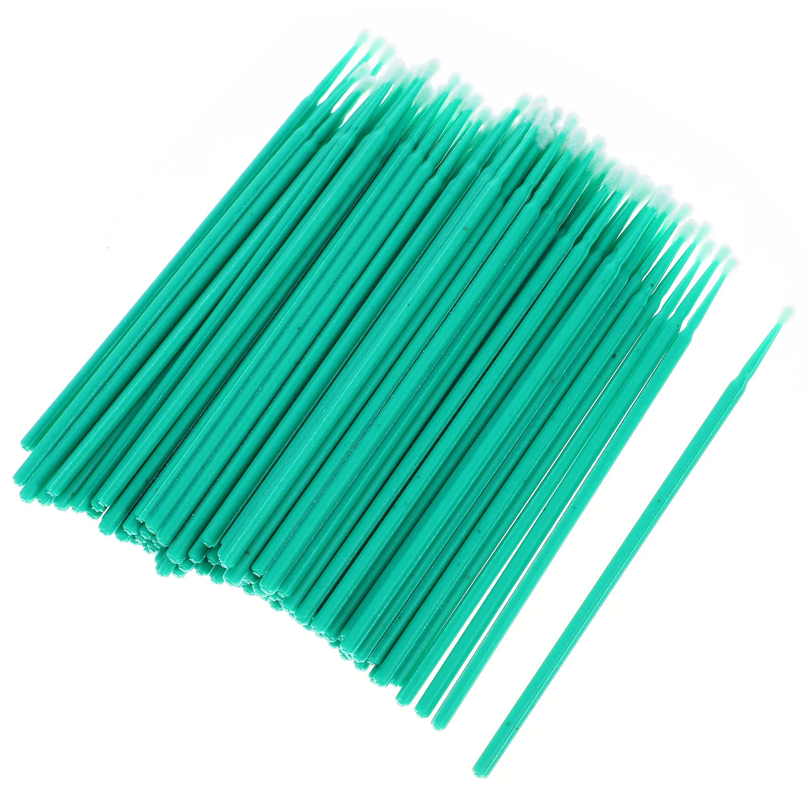 

100 Pcs Chalk Pen Garden Cross Pollinator Tools Green Plastic Indoor Pollinating